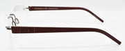 3-Porsche Design P8209 S1 B Eyeglasses Frames RIMLESS 55-16-135 Dark Red ITALY-4044709208431-IKSpecs