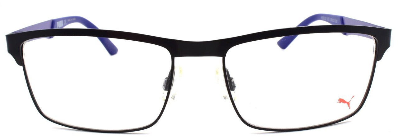 2-PUMA PE0011O 005 Men's Eyeglasses Frames 56-17-140 Black-889652034447-IKSpecs