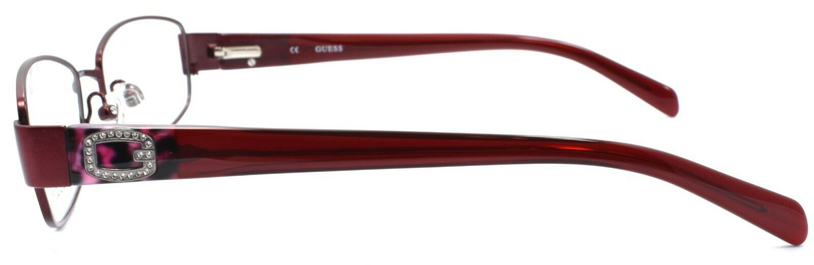 3-GUESS GU2367 BU Women's Eyeglasses Frames 55-17-135 Burgundy + CASE-715583700796-IKSpecs