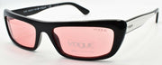 1-Vogue x Gigi Hadid VO5283S W44/84 Women's Sunglasses Black & White / Pink-8056597048774-IKSpecs
