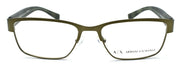 2-Armani Exchange AX1020 6092 Men's Eyeglasses Frames 54-17-145 Olive Gunmetal-8053672626964-IKSpecs