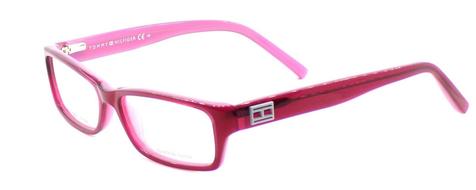 1-TOMMY HILFIGER TH 1046 0T5 Women's Eyeglasses Frames 53-15-140 Burgundy / Pink-827886927715-IKSpecs