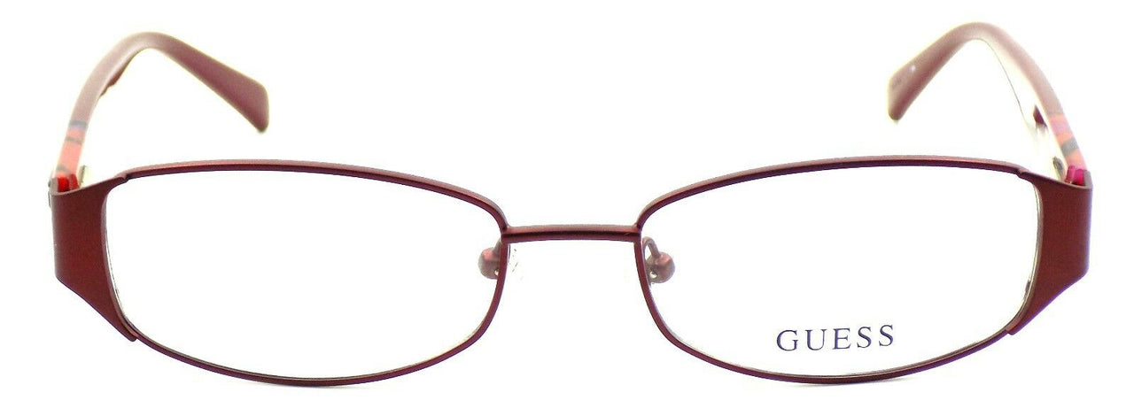 2-GUESS GU2411 RD Women's Eyeglasses Frames 52-17-135 Red + CASE-715583959903-IKSpecs