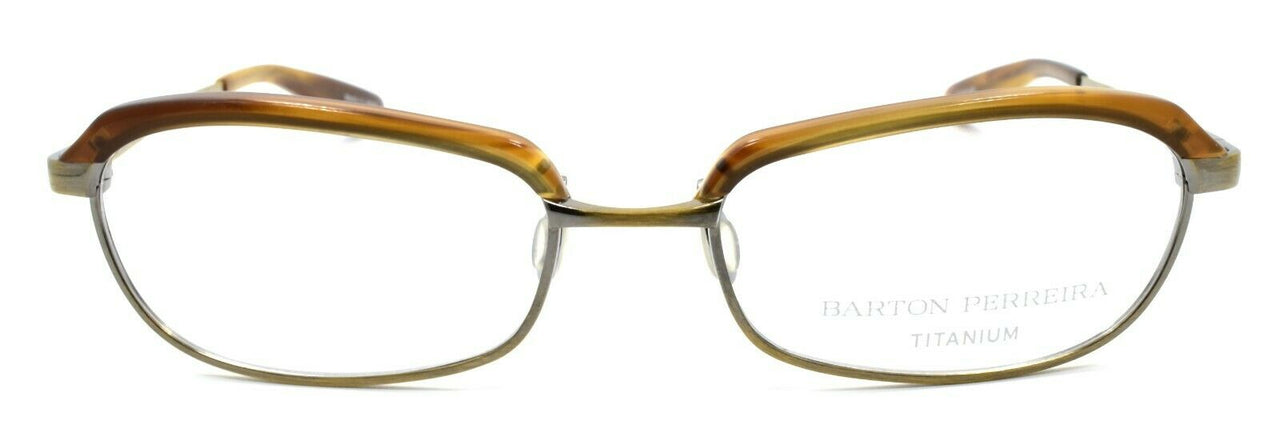 2-Barton Perreira Myra Women's Eyeglasses 51-17-135 Umber Tortoise / Antique Gold-672263038900-IKSpecs