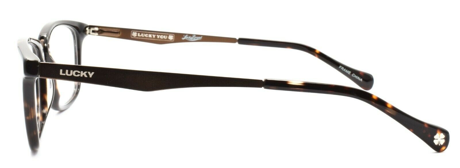 3-LUCKY BRAND D400 Men's Eyeglasses Frames 51-20-140 Tortoise + CASE-751286274004-IKSpecs