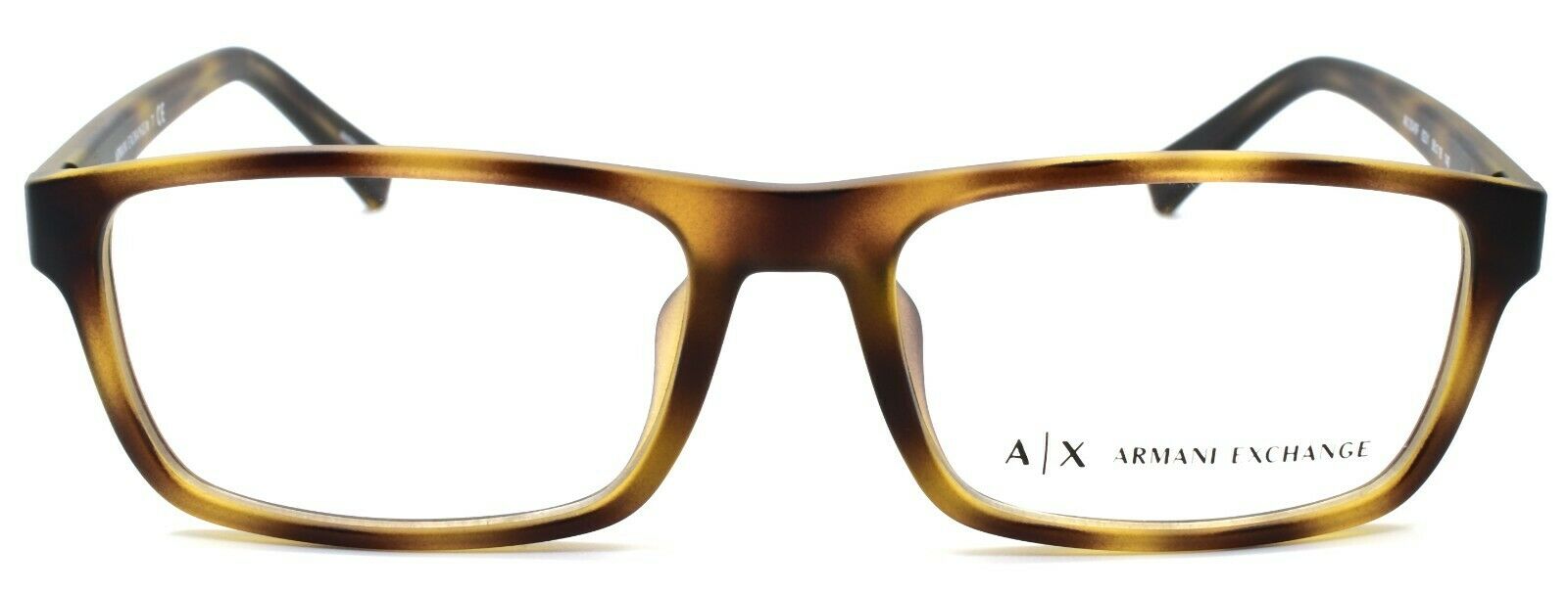 2-Armani Exchange AX3046F 8231 Men's Eyeglasses Frames 54-18-140 Matte Havana-8053672750065-IKSpecs