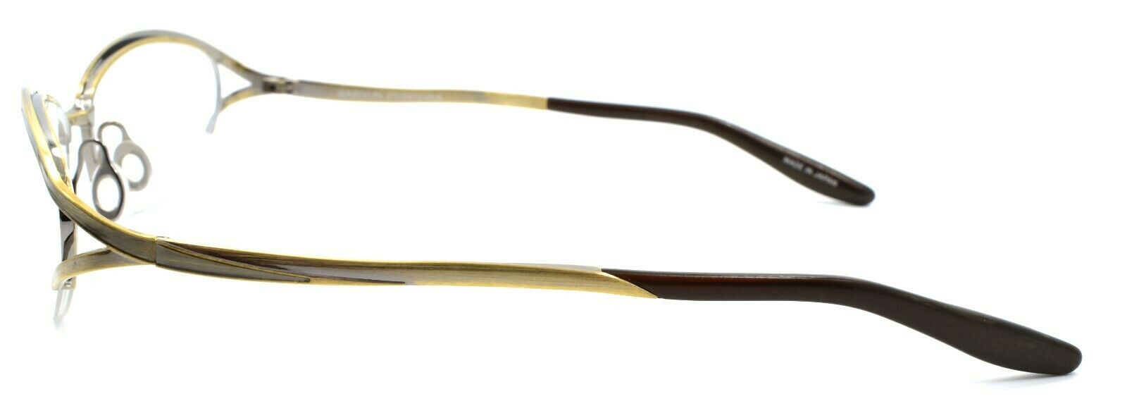 3-Barton Perreira Eliza Women's Eyeglasses Frames Half Rim 53-17-125 Antique Gold-672263038160-IKSpecs