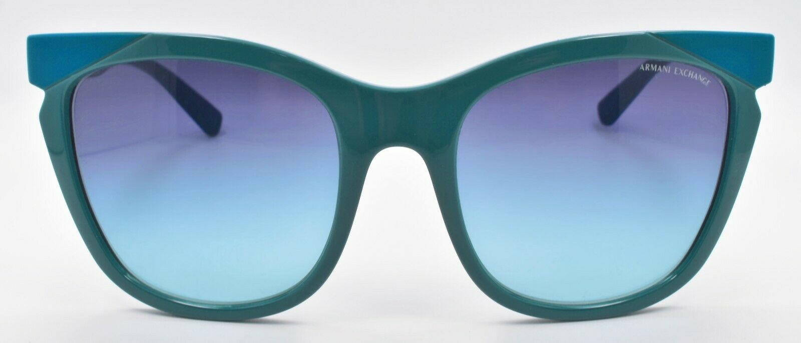 2-Armani Exchange AX4109S 82124S Women's Sunglasses Light Blue / Azure Gradient-7895653216822-IKSpecs
