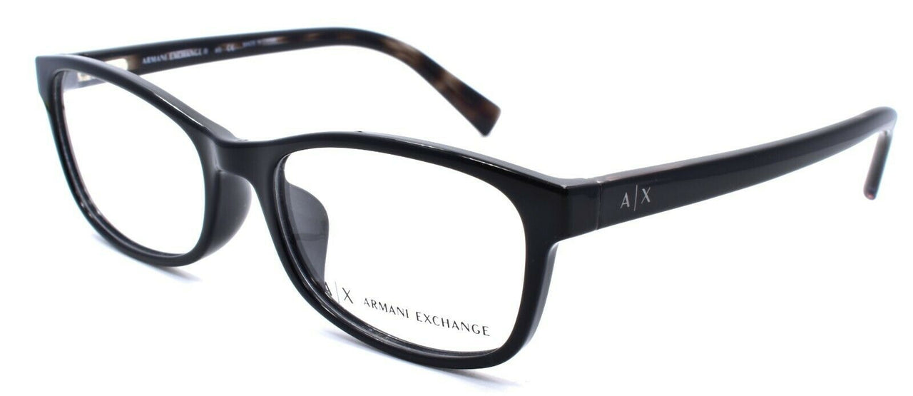 Armani Exchange AX3043F 8225 Women's Eyeglasses Frames 55-17-140 Shiny Black