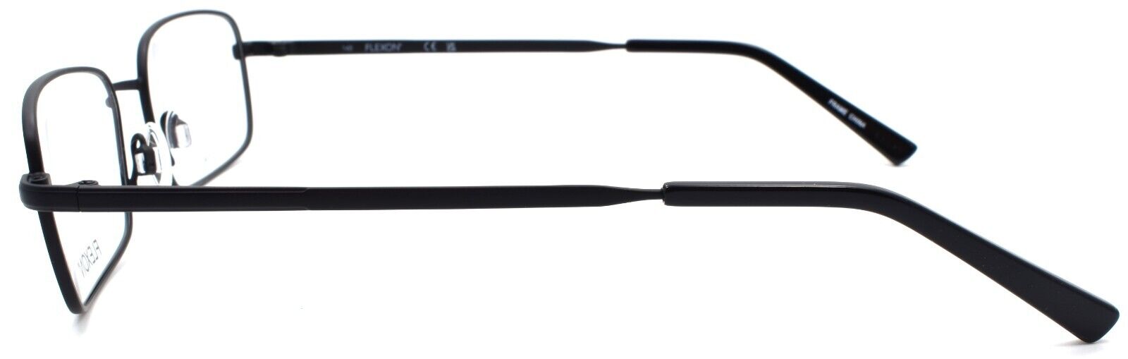 3-Flexon H6051 001 Men's Eyeglasses Frames 55-18-145 Black Flexible Titanium-886895485579-IKSpecs