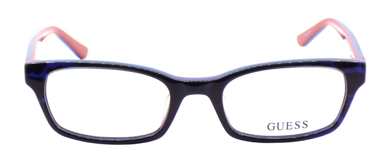 2-GUESS GU2535 092 Women's Eyeglasses Frames Plastic 50-19-135 Blue / Multi + CASE-664689783656-IKSpecs