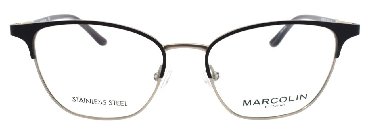 Marcolin MA5023 002 Women's Eyeglasses Frames 51-16-140 Matte Black