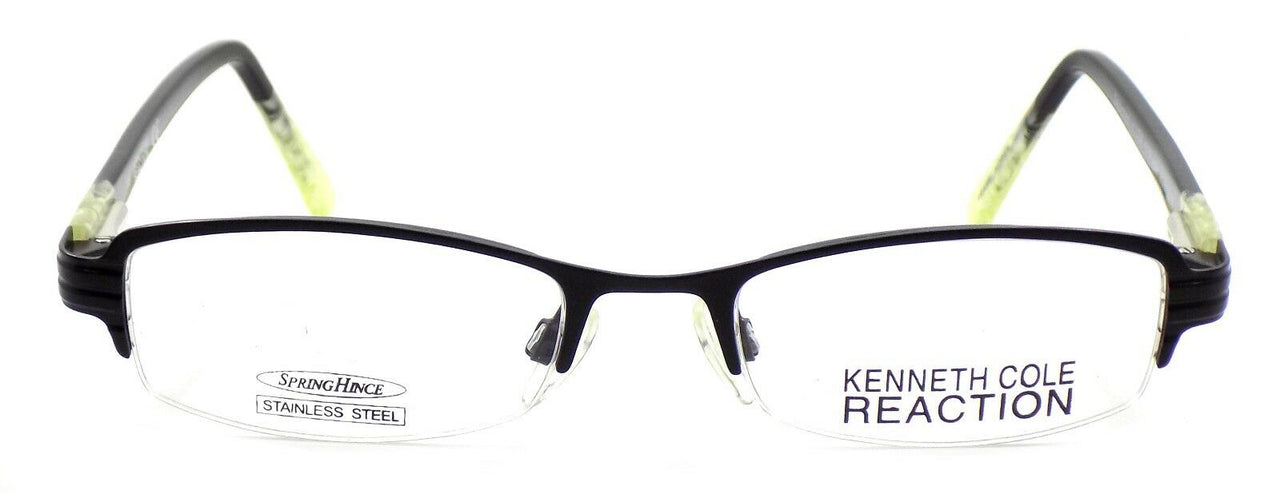 2-Kenneth Cole REACTION KC708 001 Women's Eyeglasses Petite 48-18-135 Matte Black-726773158617-IKSpecs