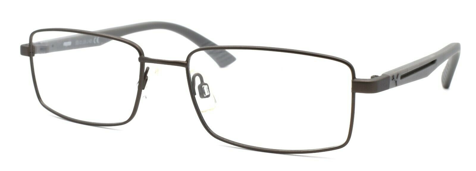 1-PUMA PU0019O 006 Men's Eyeglasses Frames 55-18-140 Brown / Grey + CASE-889652001722-IKSpecs