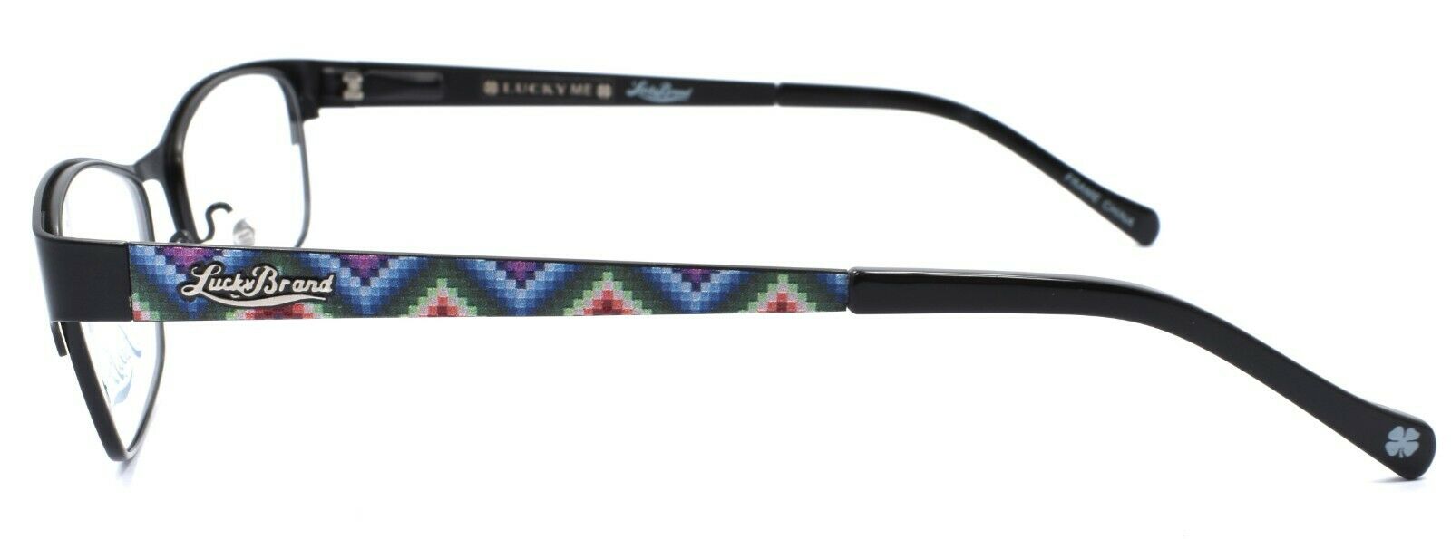 3-LUCKY BRAND Wiggle Kids Girls Eyeglasses Frames 49-17-130 Black + CASE-751286264074-IKSpecs