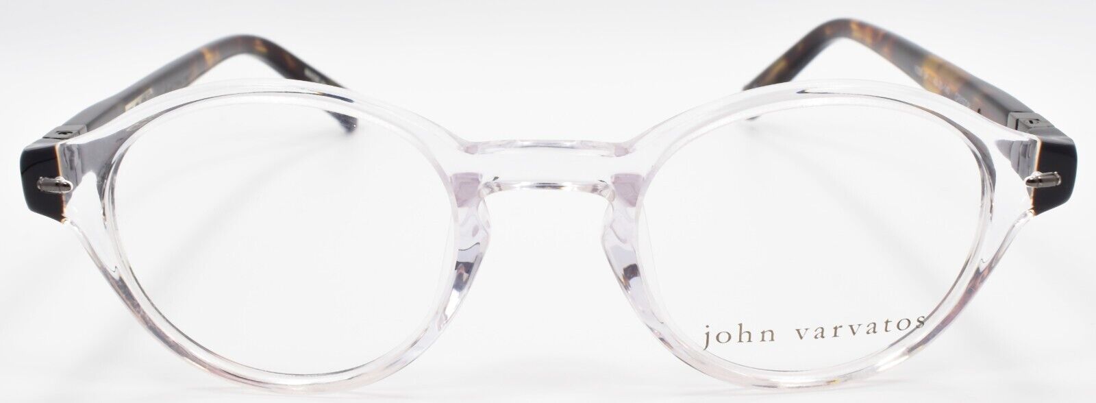 2-John Varvatos V206 UF Eyeglasses Frames Small 46-20-145 Grey Crystal Japan-751286293227-IKSpecs