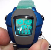 5-CITIZEN INDEPENDENT Digital Watch CTZ-7004 Aqua Green Blue Quirky Retro 90s NOS-Does not apply-IKSpecs