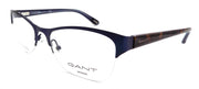 1-GANT GA4048 091 Women's Eyeglasses Half Rim 51-18-135 Matte Blue Tortoise + Case-664689748747-IKSpecs
