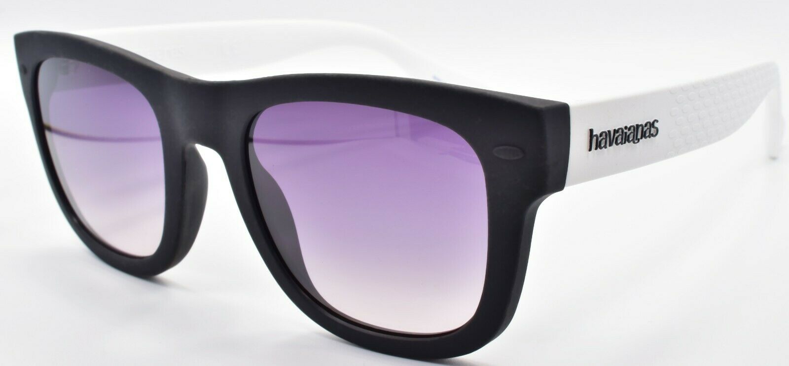 1-Havaianas Paraty /L R0TLS Men's Sunglasses 52-22-150 Black & White / Smoke-762753123510-IKSpecs