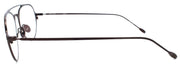 3-John Varvatos V164 Men's Eyeglasses Aviator Titanium 53-18-145 Black Japan-751286311297-IKSpecs