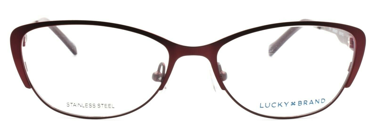 2-LUCKY BRAND D704 Women's Eyeglasses Frames 50-15-135 Burgundy + CASE-751286282252-IKSpecs