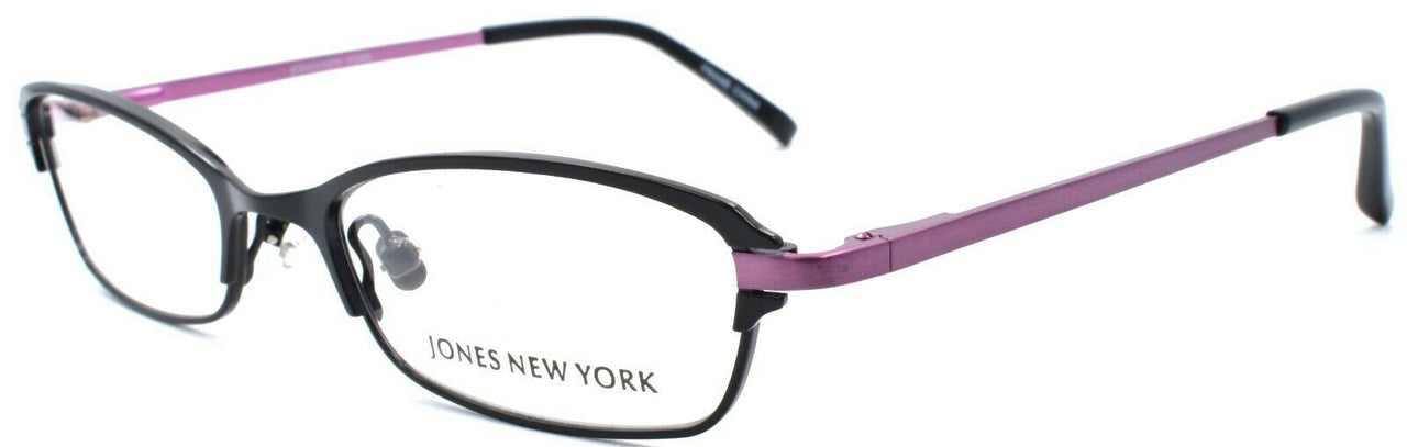 1-Jones New York JNY J468 Women's Eyeglasses Frames Petite 50-18-135 Black-751286221572-IKSpecs