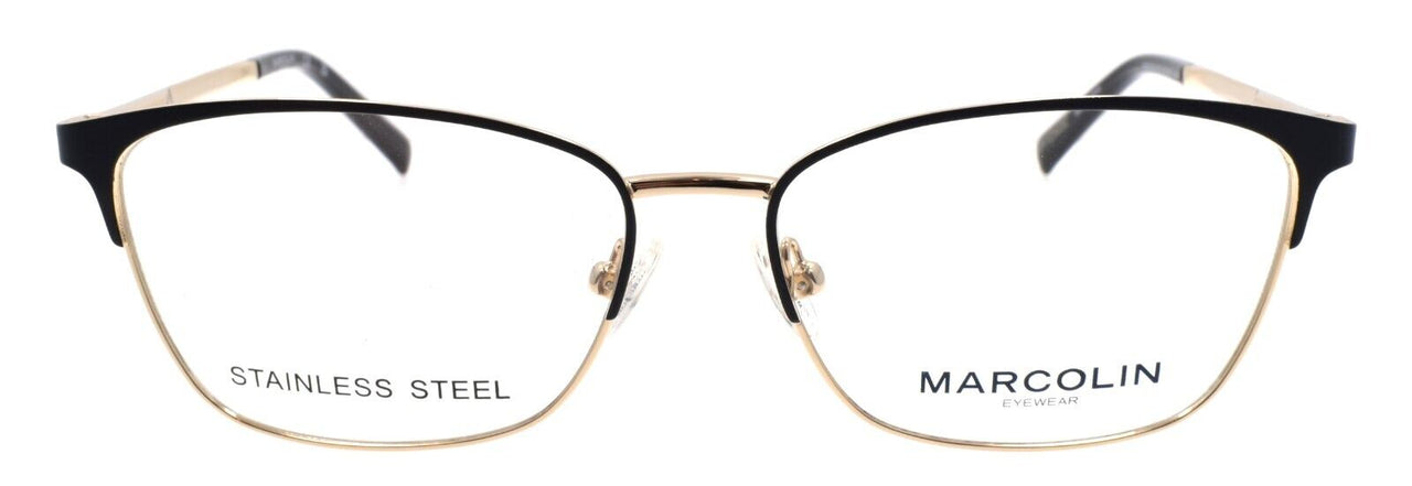 Marcolin MA5029 002 Women's Eyeglasses Frames 55-15-140 Matte Black