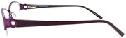 3-Jones New York JNY J128 Women's Eyeglasses Half-rim Petite 48-16-130 Plum-751286206470-IKSpecs