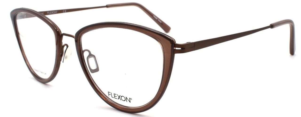 1-Flexon W3020 210 Women's Eyeglasses Frames Brown 52-21-140 Flexible Titanium-883900205269-IKSpecs