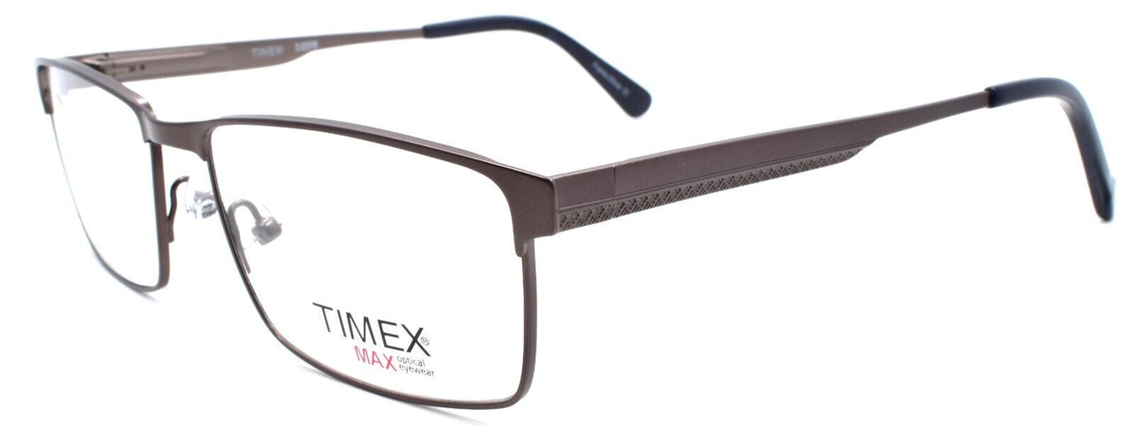 1-Timex 2:23 PM Men's Eyeglasses Frames Titanium 54-17-145 Gunmetal-715317013765-IKSpecs