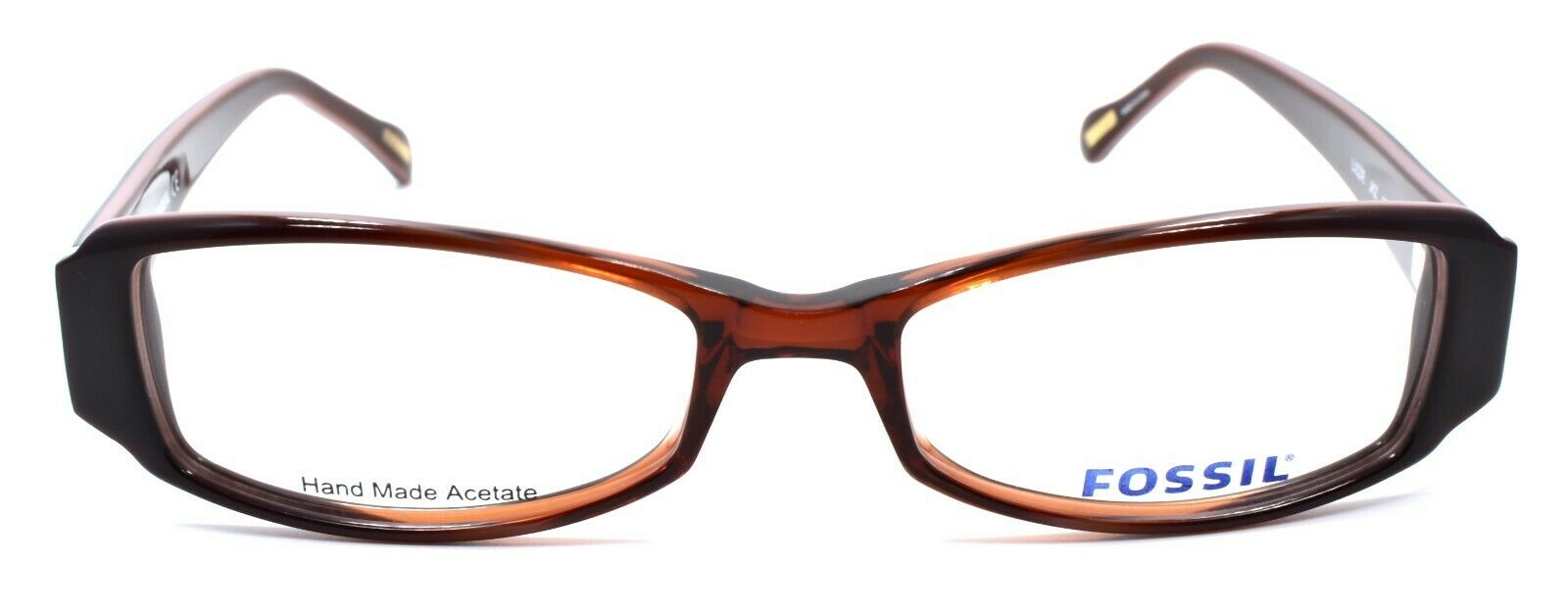 2-Fossil Lizzie JKZ Women's Eyeglasses Frames 51-17-135 Brown Fade-716737238080-IKSpecs