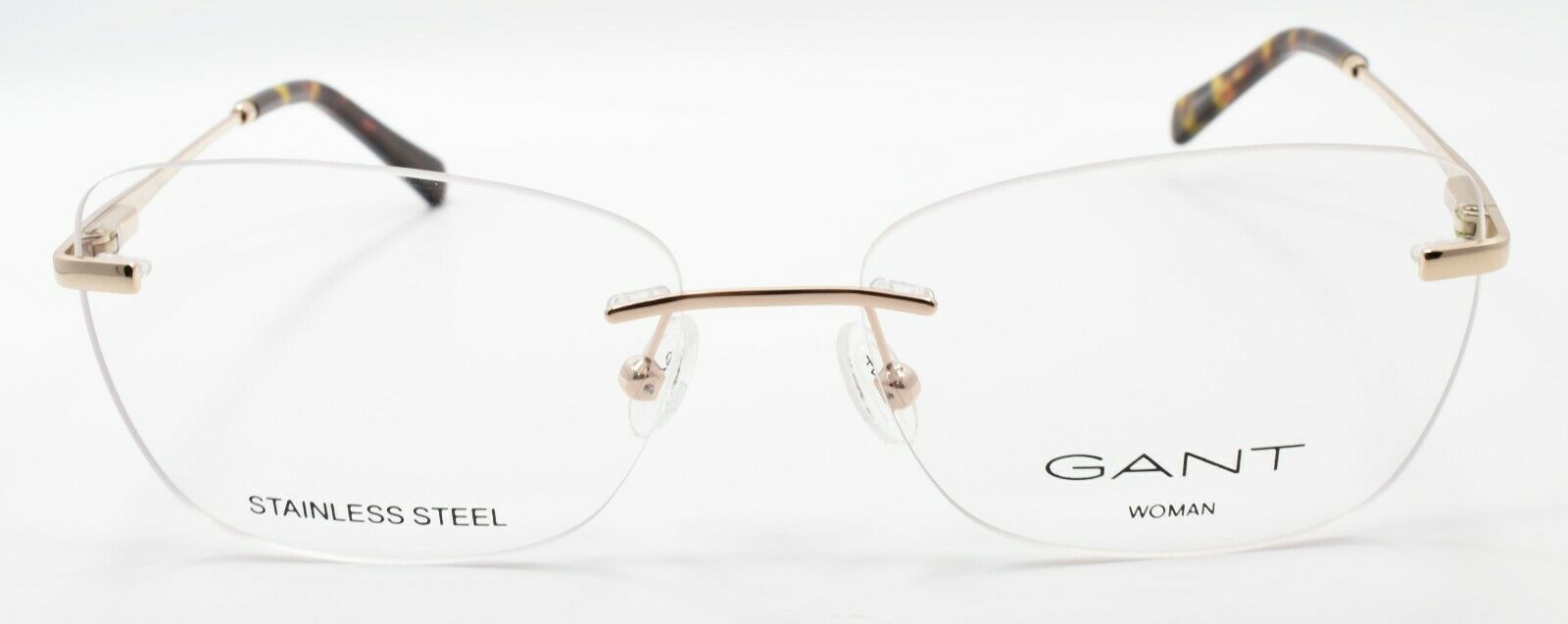 2-GANT GA4098 032 Women's Eyeglasses Frames Rimless 54-15-140 Pale Gold-889214147639-IKSpecs
