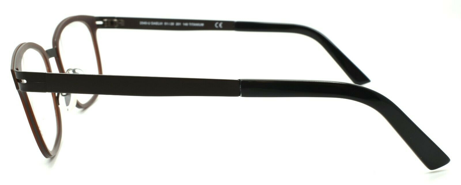 3-Skaga 2540-U Daelvi 201 Men's Eyeglasses Frames TITANIUM 51-20-140 Brown-IKSpecs