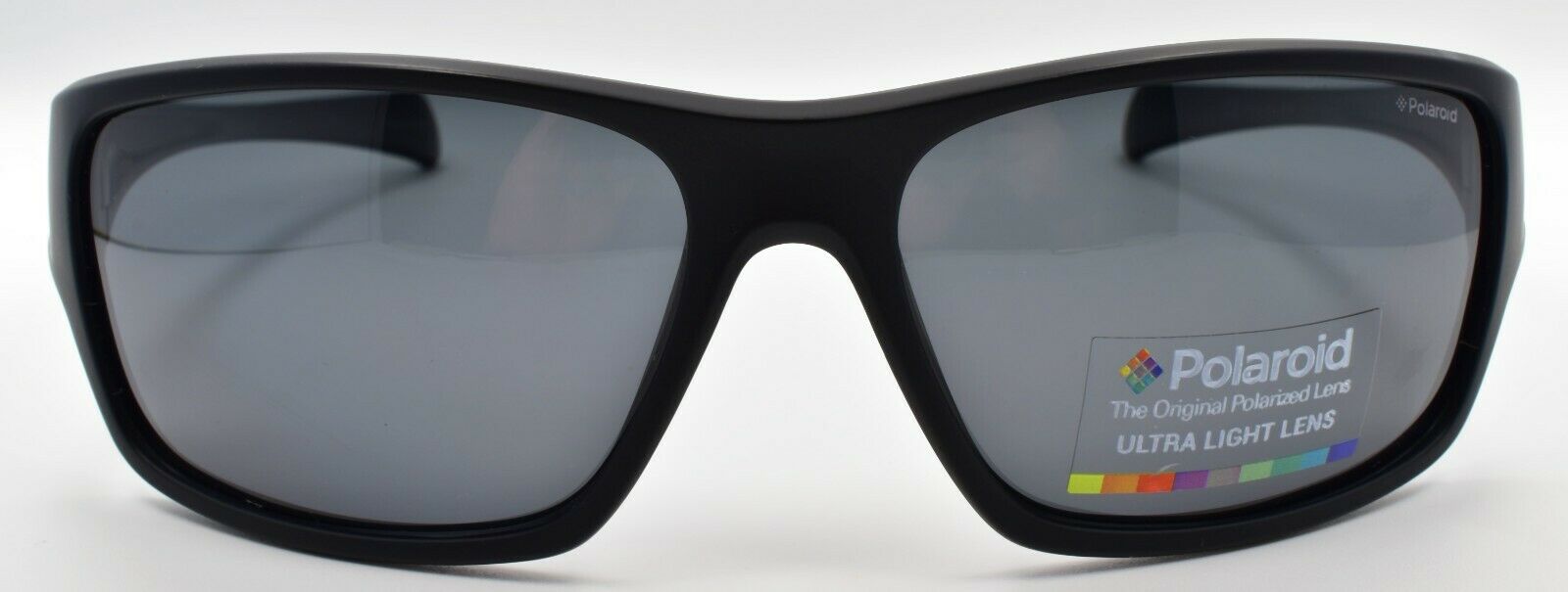 2-Polaroid PLD7016/S 807M9 Men's Sunglasses Wrap Matte Black / Gray Polarized-762753760722-IKSpecs