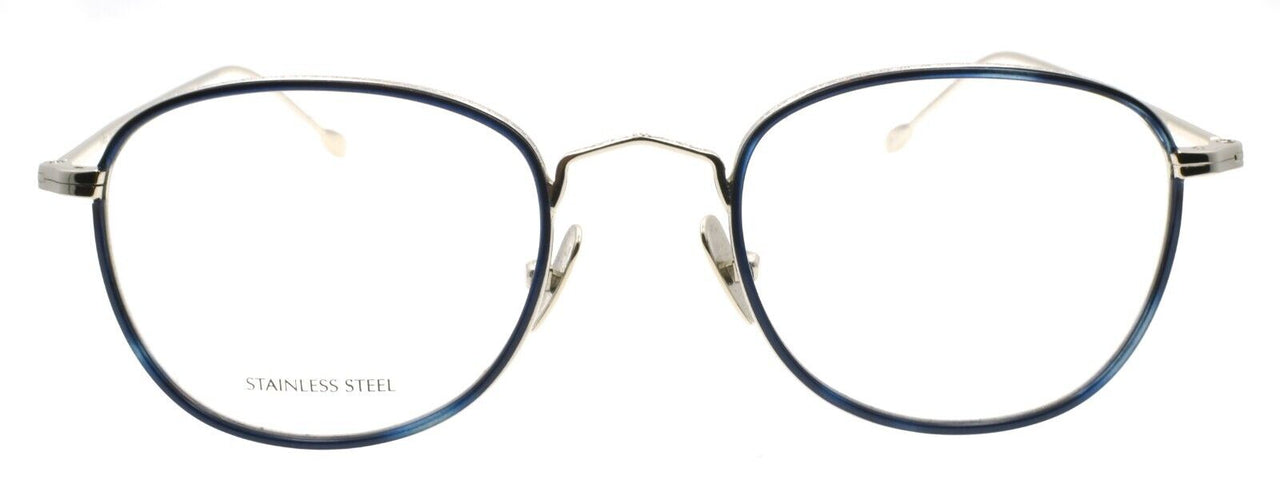 2-John Varvatos V178 Men's Eyeglasses Frames 49-21-145 Blue / Silver Japan-751286329964-IKSpecs