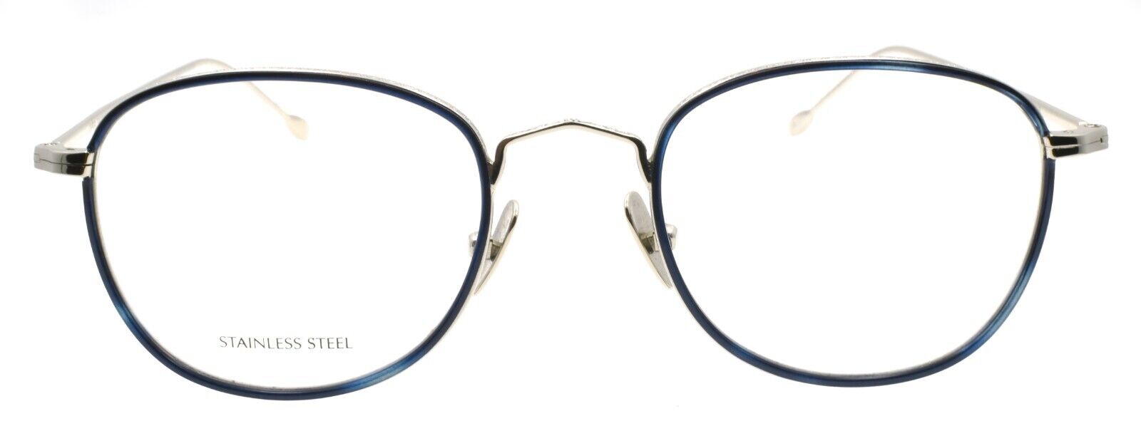 2-John Varvatos V178 Men's Eyeglasses Frames 49-21-145 Blue / Silver Japan-751286329964-IKSpecs