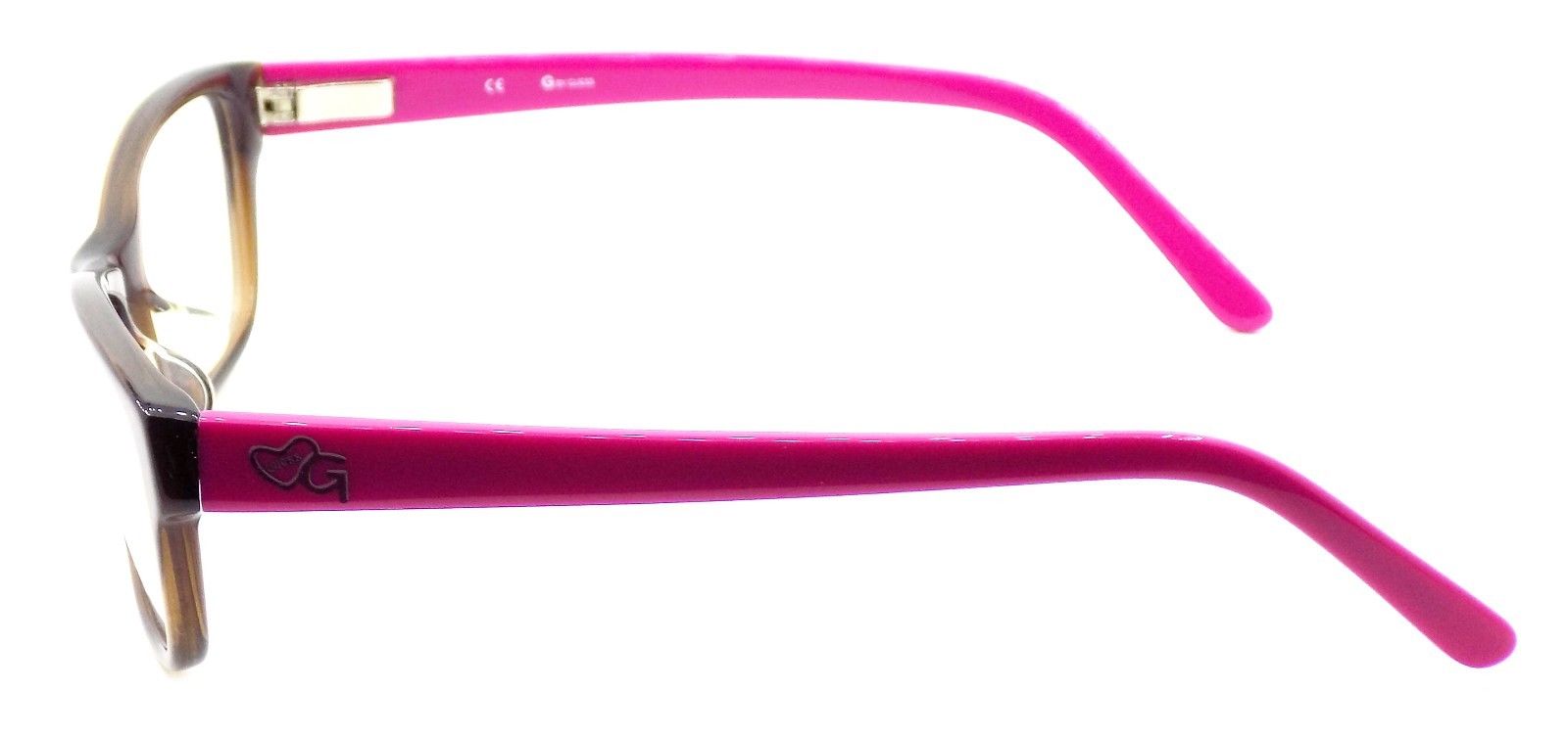 3-G by Guess GGA105 BRN Women's ASIAN FIT Eyeglasses Frames 52-18-135 Brown + Case-715583638778-IKSpecs