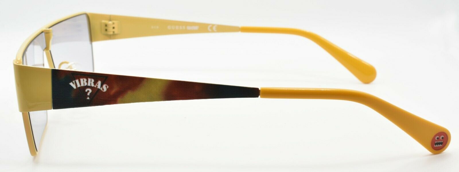 3-GUESS x J Balvin GU8206 39C Shield Sunglasses Shiny Yellow / Mirror Smoke-889214081674-IKSpecs