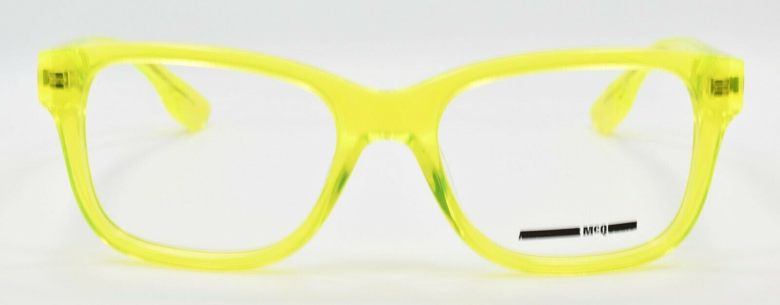 2-McQ Alexander McQueen MQ0032O 005 Women's Glasses 51-18-145 Fluorescent Yellow-889652011486-IKSpecs