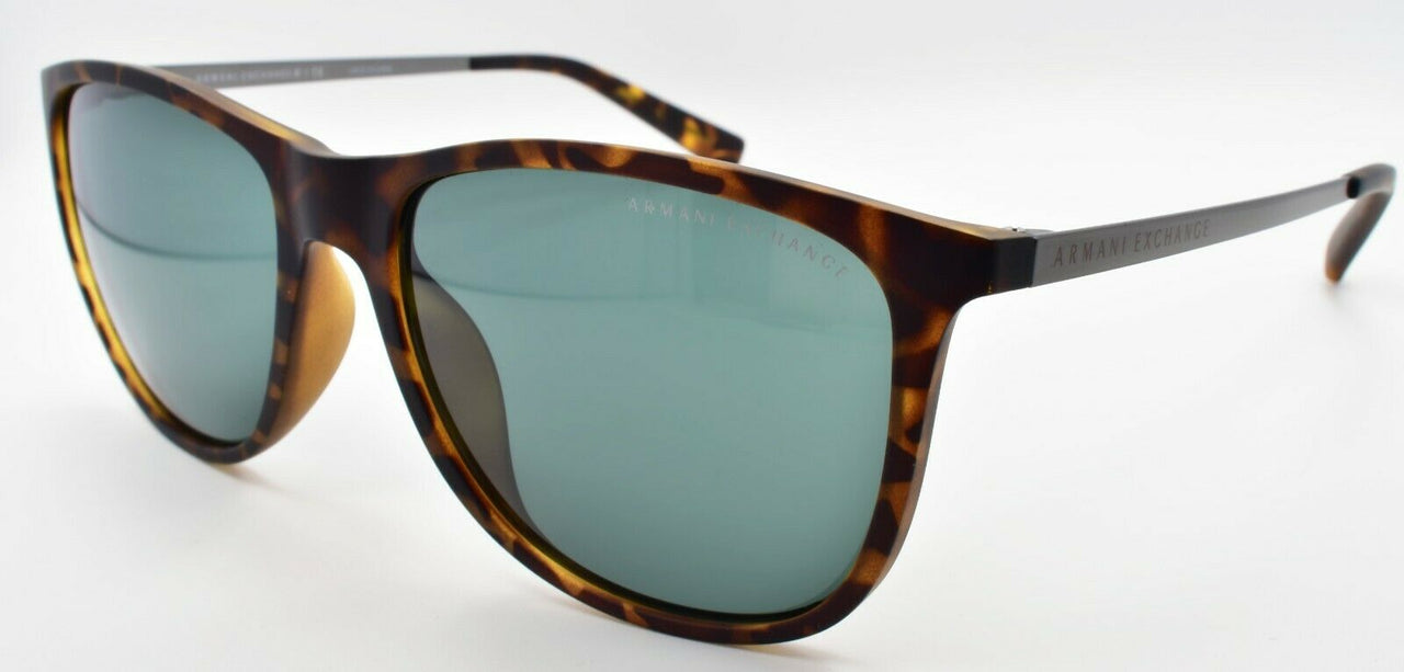 1-Armani Exchange AX4047SF 802971 Sunglasses 57-17-140 Matte Havana / Gray-8053672510775-IKSpecs