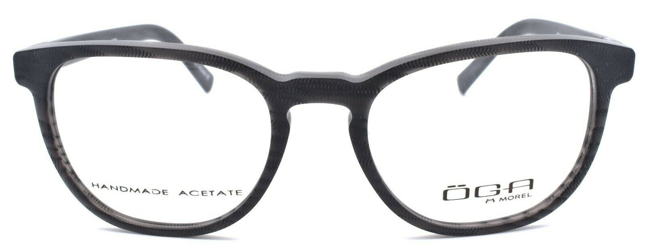 2-OGA by Morel 8312O NN011 Men's Eyeglasses Frames 51-18-140 Black-3604770905656-IKSpecs