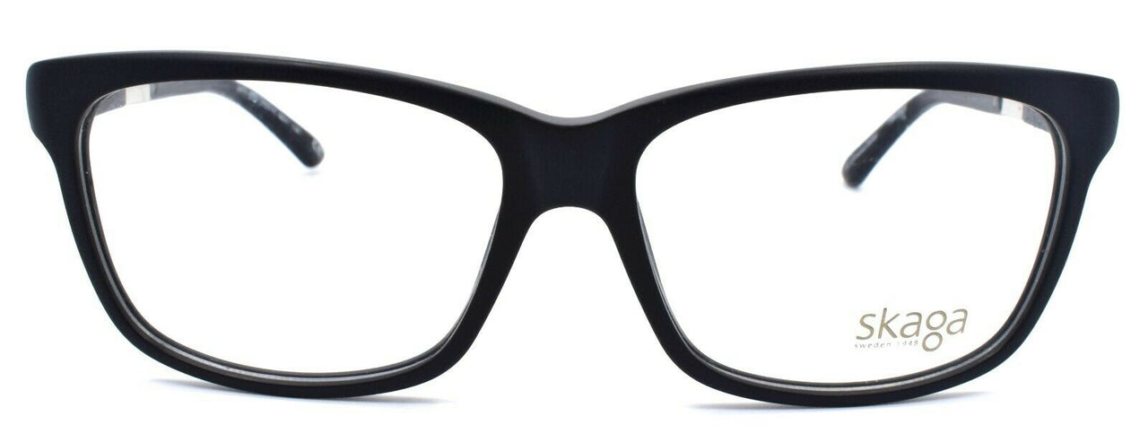 2-Skaga 2473 Eva 9501 Women's Eyeglasses Frames 56-15-135 Matte Black-IKSpecs