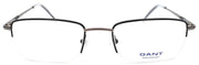 2-GANT G Clinton BLK/AS Men's Eyeglasses Frames Half-rim 51-19-140 Black / Silver-715583840751-IKSpecs