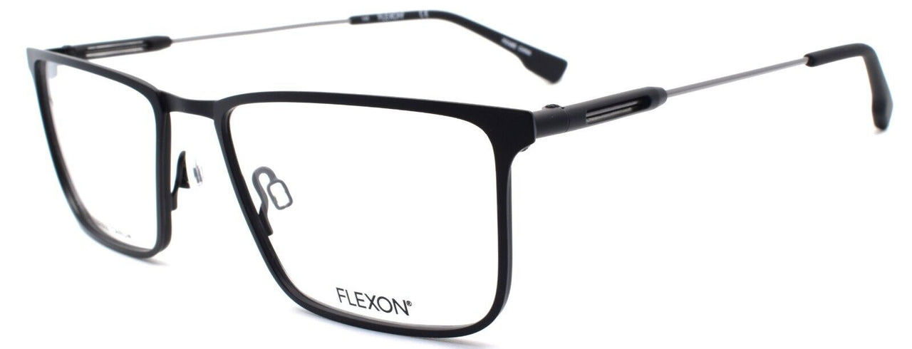 1-Flexon E1121 001 Men's Eyeglasses Frames Black 55-18-145 Flexible Titanium-883900205184-IKSpecs