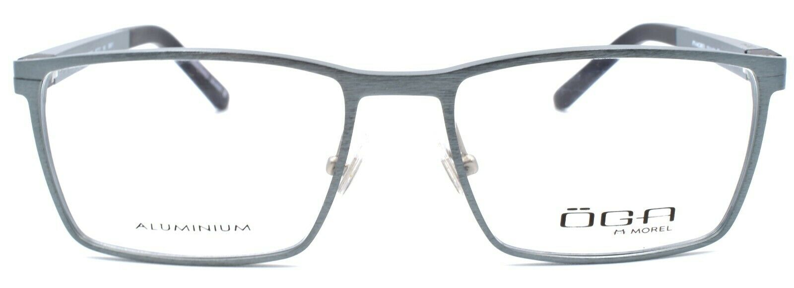 2-OGA by Morel 7935O GN011 Men's Eyeglasses Frames Aluminum 53-17-140 Slate Grey-3604770887488-IKSpecs