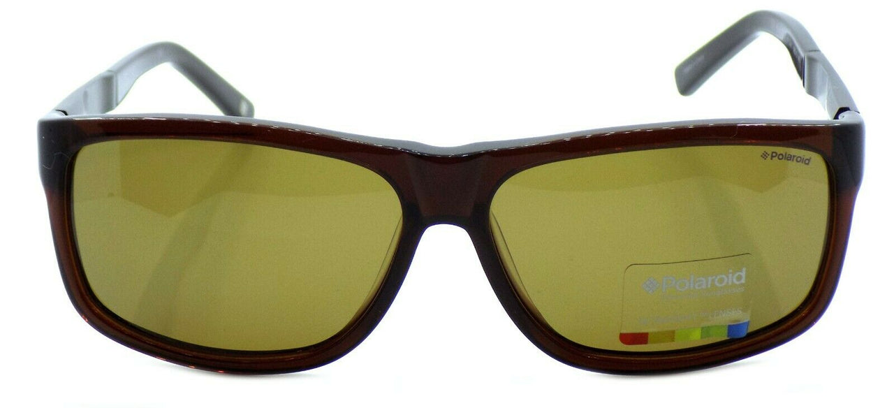 2-Polaroid X8416 081 Men's Sunglasses Polarized 59-13-140 Brown / Brown + CASE-827886435371-IKSpecs