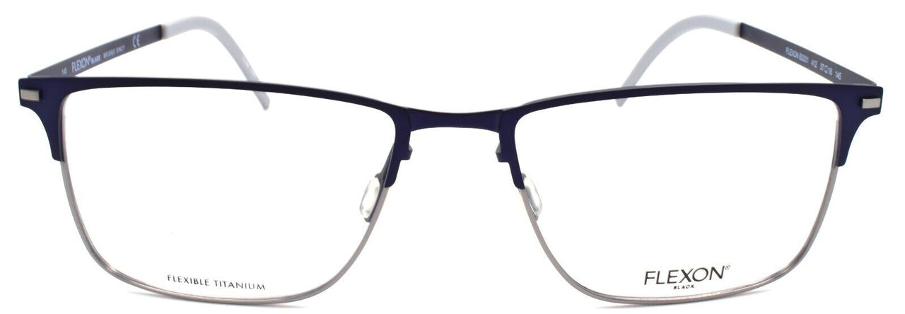 2-Flexon B2031 412 Men's Eyeglasses Navy 57-18-145 Flexible Titanium-883900205146-IKSpecs