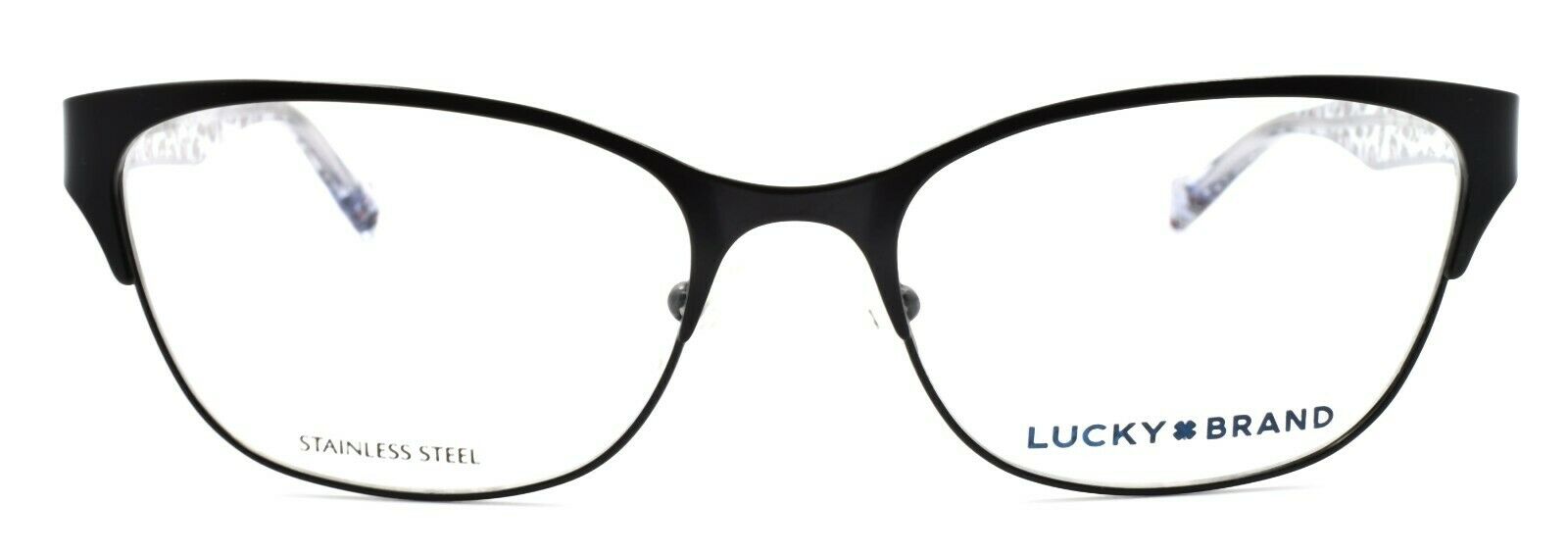 2-LUCKY BRAND D100 Women's Eyeglasses Frames 52-17-140 Black + CASE-751286273892-IKSpecs