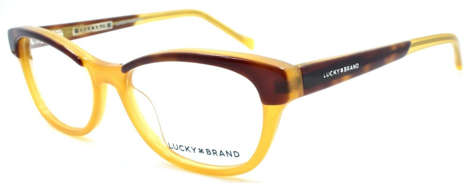 1-LUCKY BRAND D702 Kids Girls Eyeglasses Frames 47-15-130 Tortoise / Honey-751286282108-IKSpecs