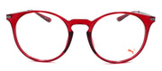 2-PUMA PU0116OA 004 Eyeglasses Frames Round 50-19-145 Burgundy Red / Silver-889652063836-IKSpecs